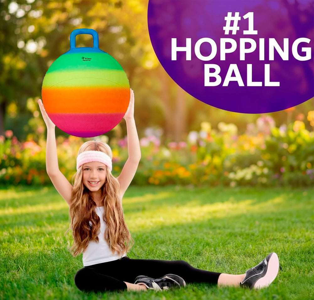 Xino Sports 18-inch hopper ball designed for safe bouncing and play