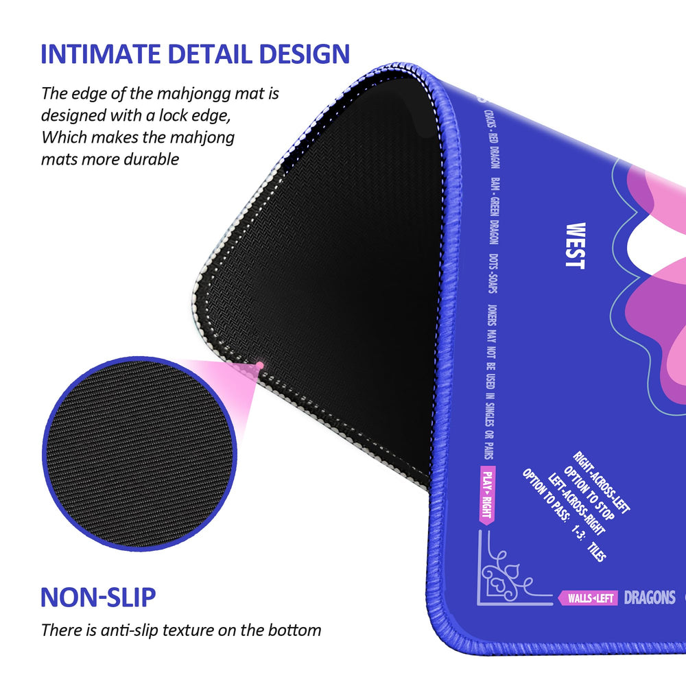 XINTONG Mahjong Mat noise-damping design reduces tile clatter
