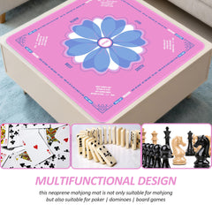 Compact storage bag included with XINTONG Mahjong Mat for travel.