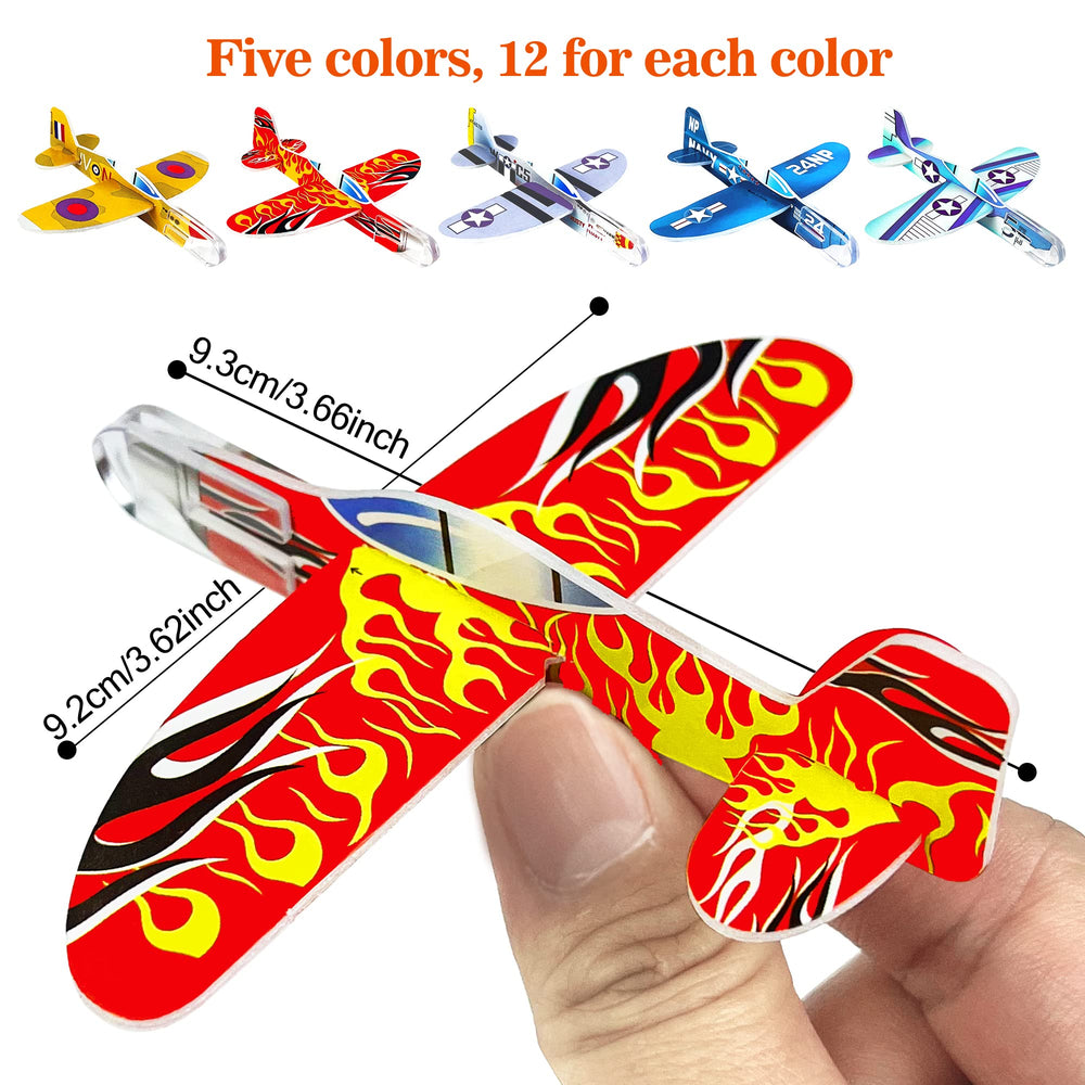 XIPEGPA glider planes shown from the side for outdoor play