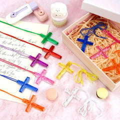 XIPENGKEJI exquisite crystal cross with smooth surface, skin-friendly for all ages.