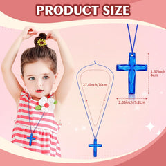 XIPENGKEJI kid-safe cross necklace with durable, non-toxic materials for daily use.