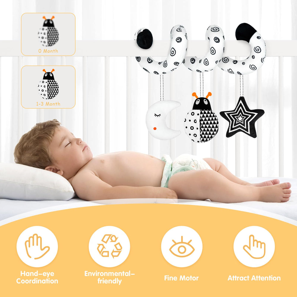 XIXILAND high-contrast patterns aid early visual tracking and focus.