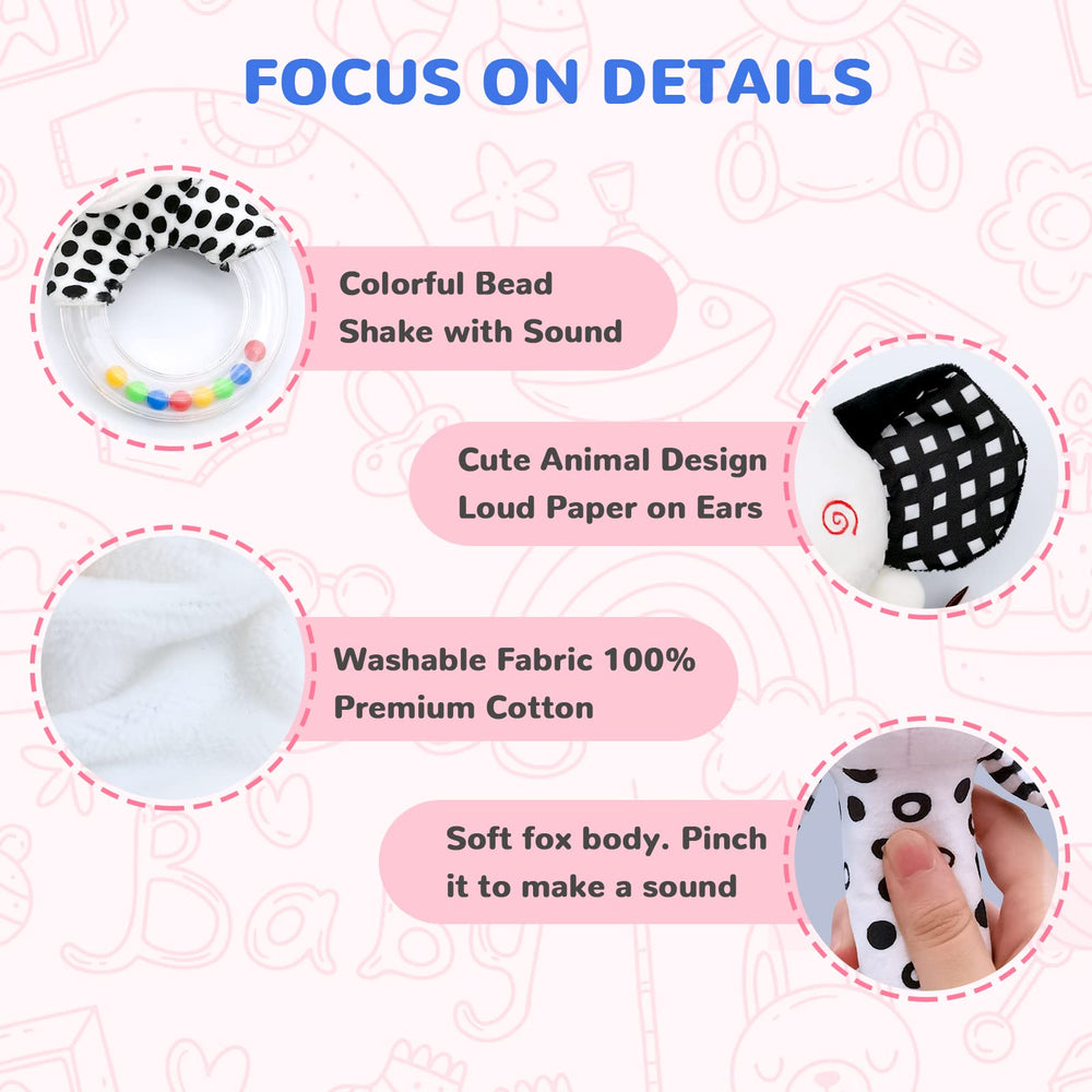 XIXILAND plush toy with crystal fluffy fabric for newborns