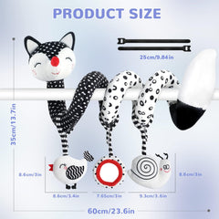 XIXILAND versatile infant toy for crib, stroller, and play mat setups.