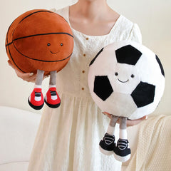 XIYUAN football plush toy decorative piece adding vibrant sports theme to a room