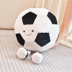 XIYUAN football plush toy soft texture description emphasizing cozy, huggable feel