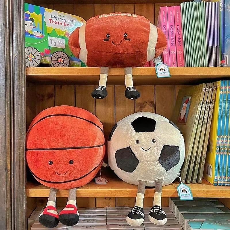 XIYUAN rugby plush toy convenient size for travel, playrooms, and bedtime.