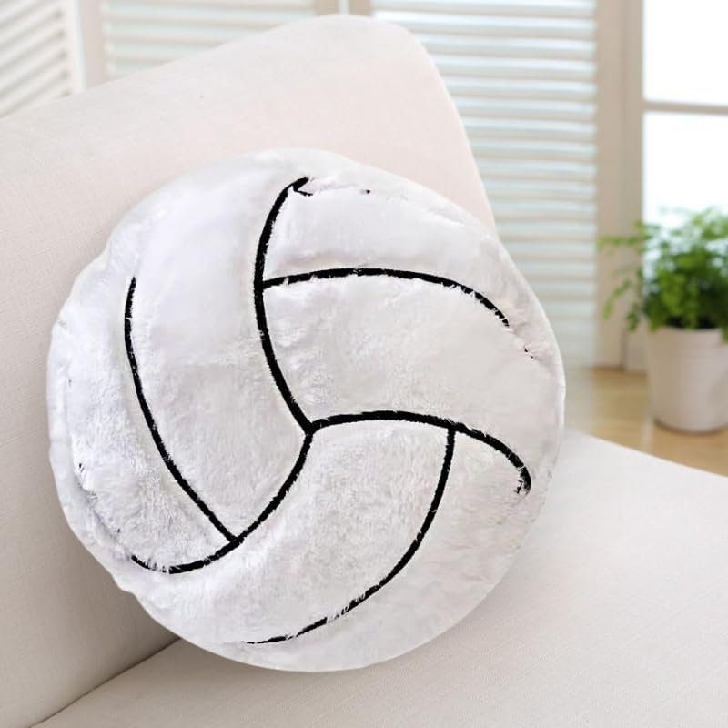 XIZHI volleyball plush pillow in a kids room as cute decor