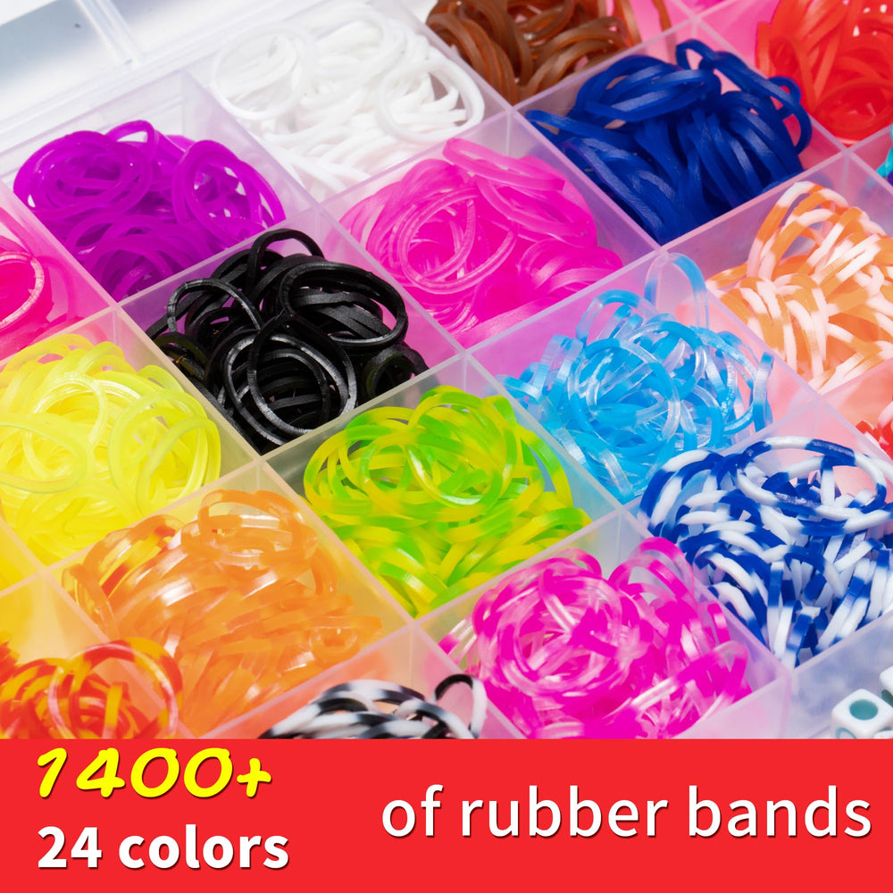 XKDOUS color variety enables themed bracelets and patterns for kids