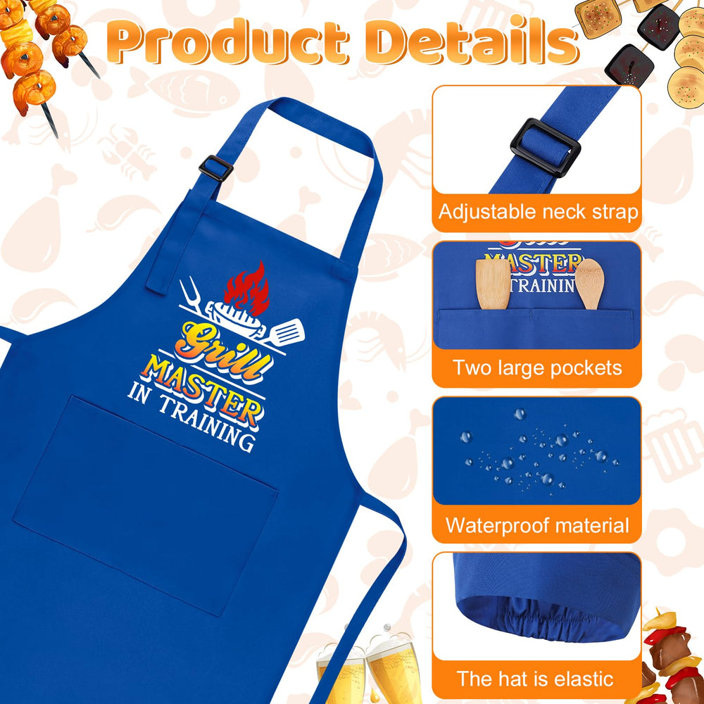 XLSXEXCL adjustable kid hat band for growing cooks.