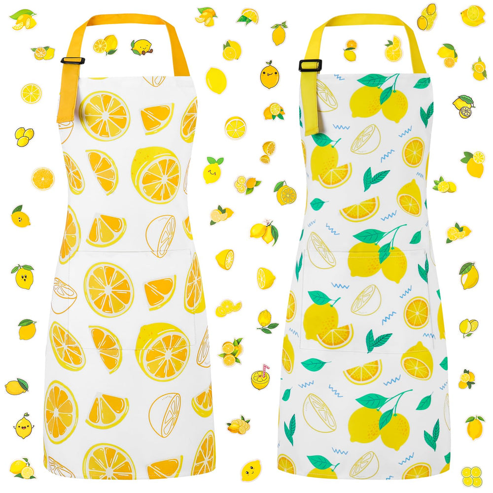 XLSXEXCL lemon kids apron adjustable neck ties for comfortable fit