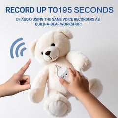 XLW Customization options available to tailor plush recordings.
