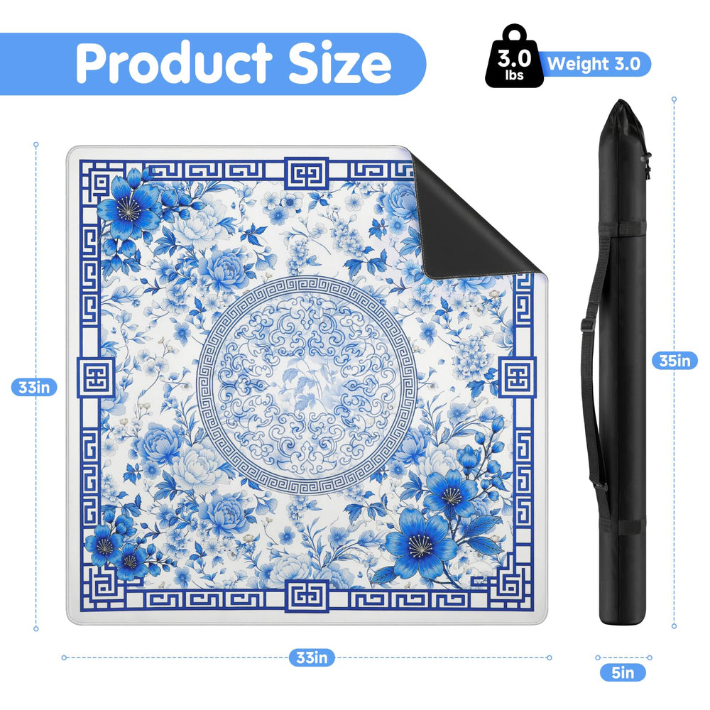 Waterproof surface allows quick cleaning with a damp cloth.