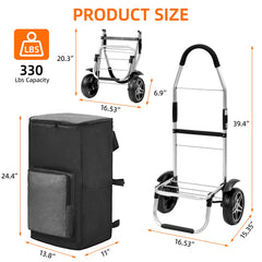 XMT folding design demonstrates compact storage in car trunk or closet.