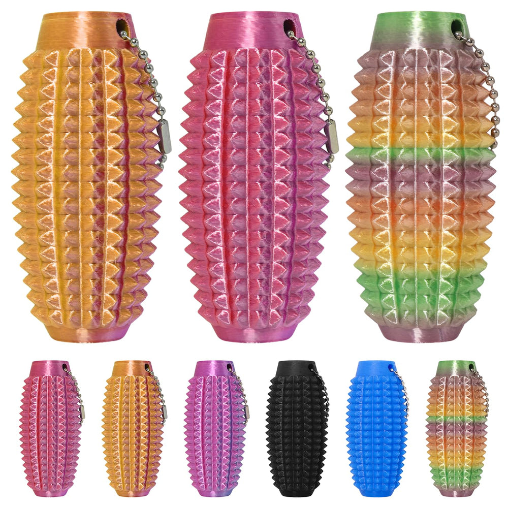 XNJAMG Little Ouchies fidget toy spiky keychain for portable stress relief