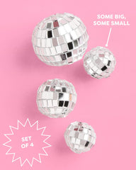 xo Fetti disco ball mini topper small ball adds glam to cupcakes