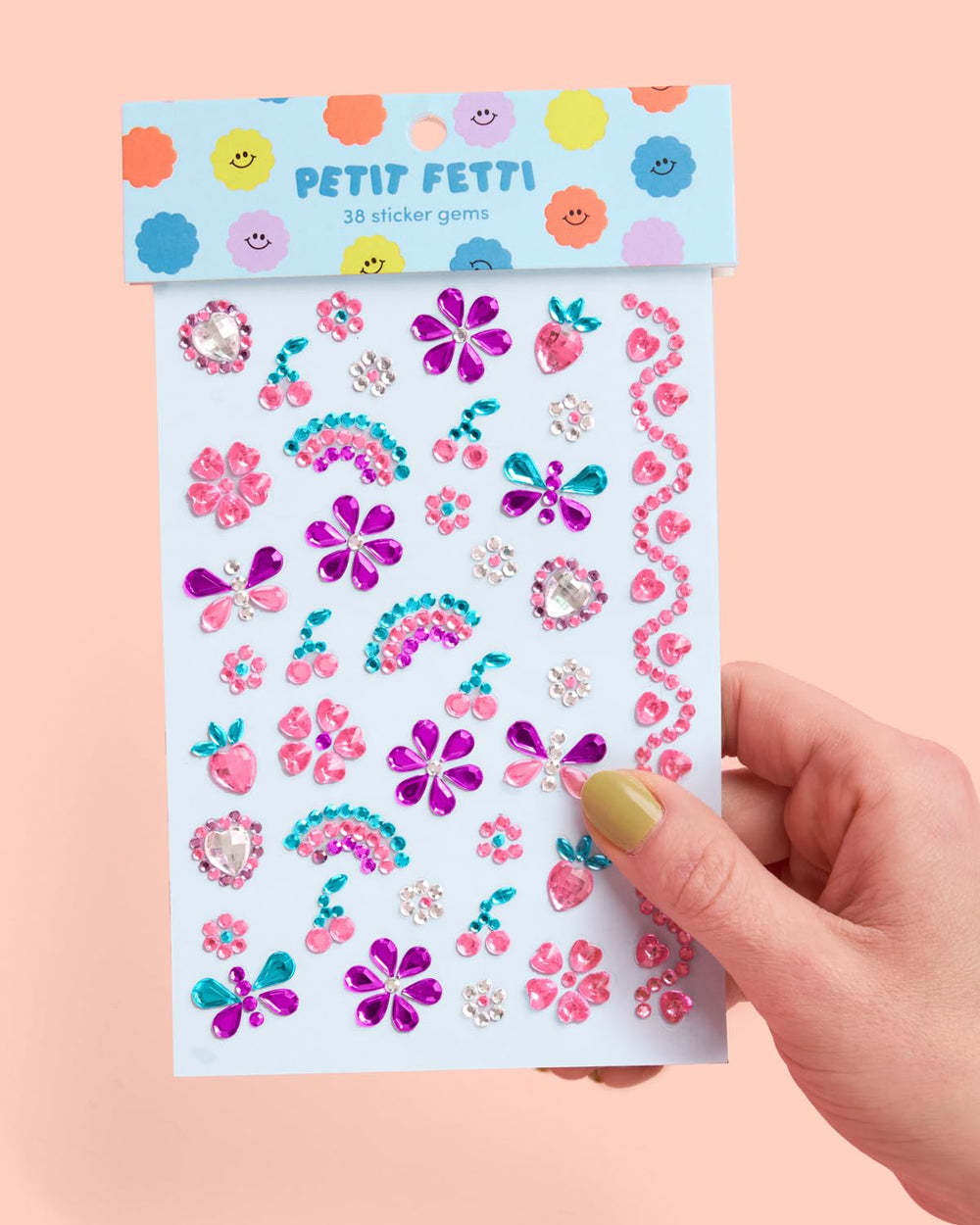 xo, Fetti gems with flowers for charming kid-friendly looks