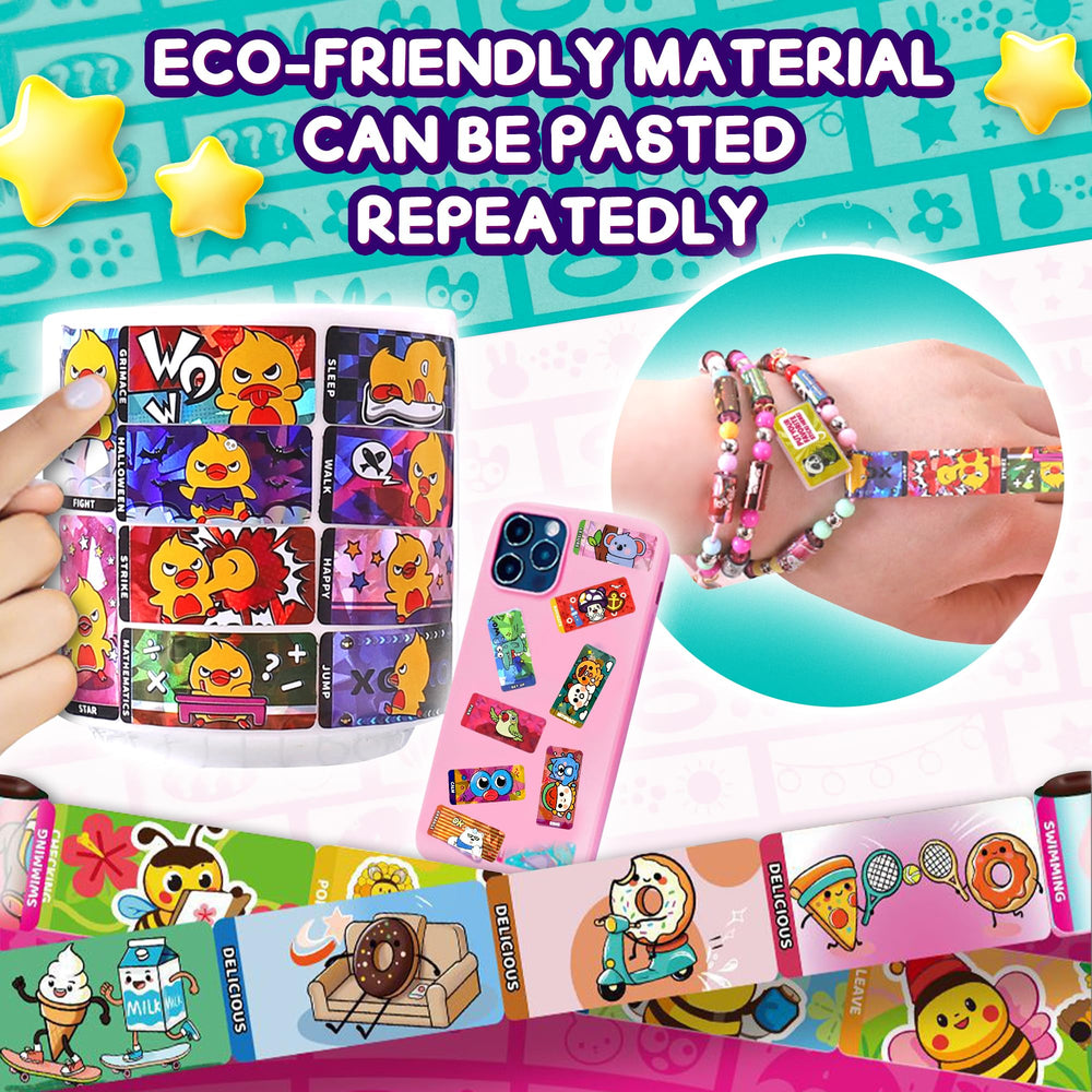 Xouyhzy Classroom party craft activity featuring collaborative bracelet projects