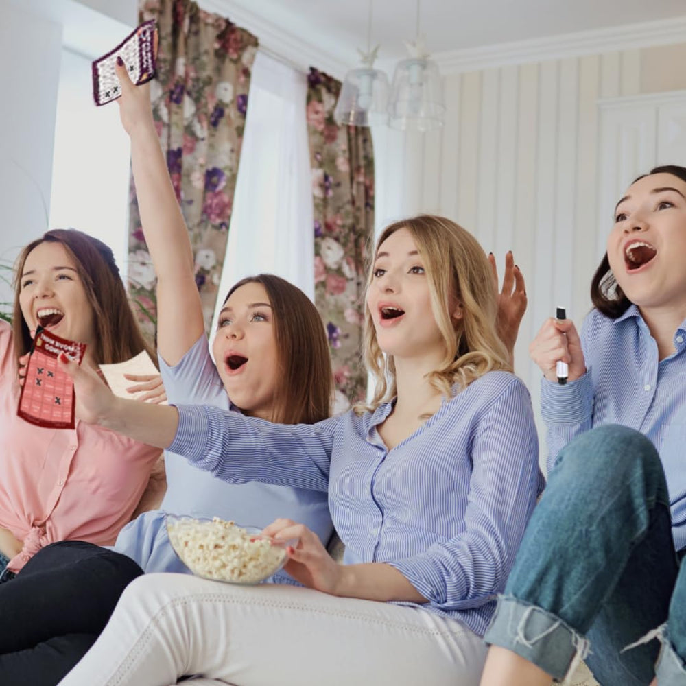 XOXO Parents date night bingo game adds playful bonding to home screenings.