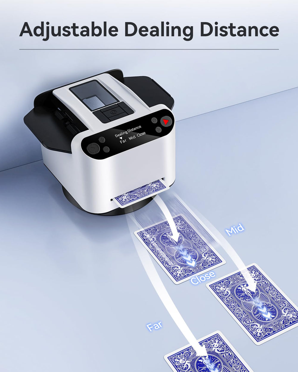 Works with poker, UNO, Canasta, and other popular card games.