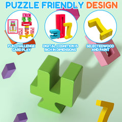 XPQKDC wooden blocks in balance competition setup encouraging problem solving.