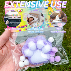 XPQKDC Stretchable springy cat paw bounce demo for playful stress relief
