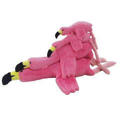 XQEYNT Pink Flamingo Plush Pillow washable cover ensures easy care
