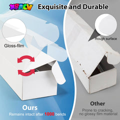 XRACV five-compartment box with durable construction for card protection.