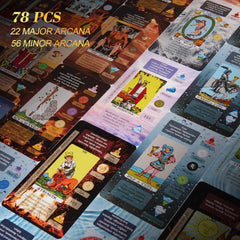 XSYLOHXL 78-card deck laid out for classic arcana study.