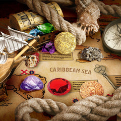 XX Jumbo Pirate Dig Kit gold coins spark discovery and excitement