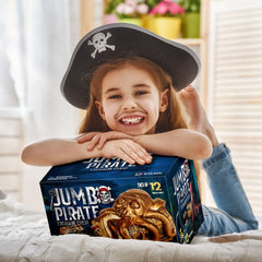 XX Jumbo Pirate Dig Kit treasure map guides the adventure