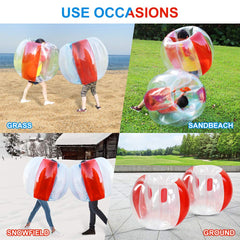 XXBEN Family friendly bumper ball for pool parties and backyard games
