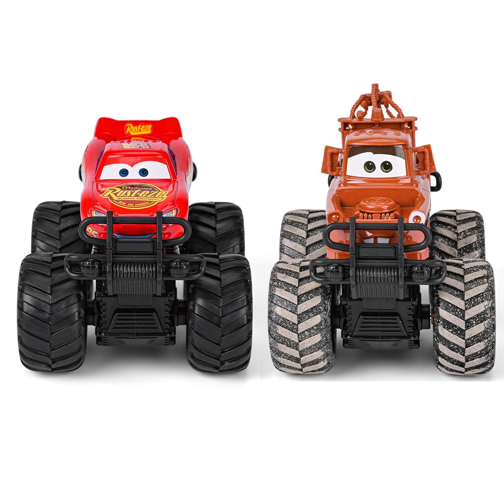 XXHUYAO friction-powered off-road toy car for battery-free fun and long glide on smooth surfaces.