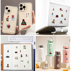 XXMML laptop sticker set keeps devices personalized with long-lasting color.