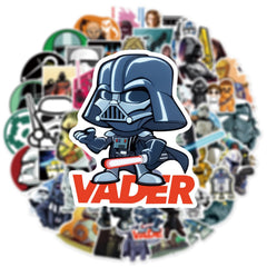 XXMML Star Wars stickers on a travel case, protective and stylish.