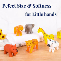 XY-WQ no-hole giraffe bath toy, slim design suits tiny hands for bath time.