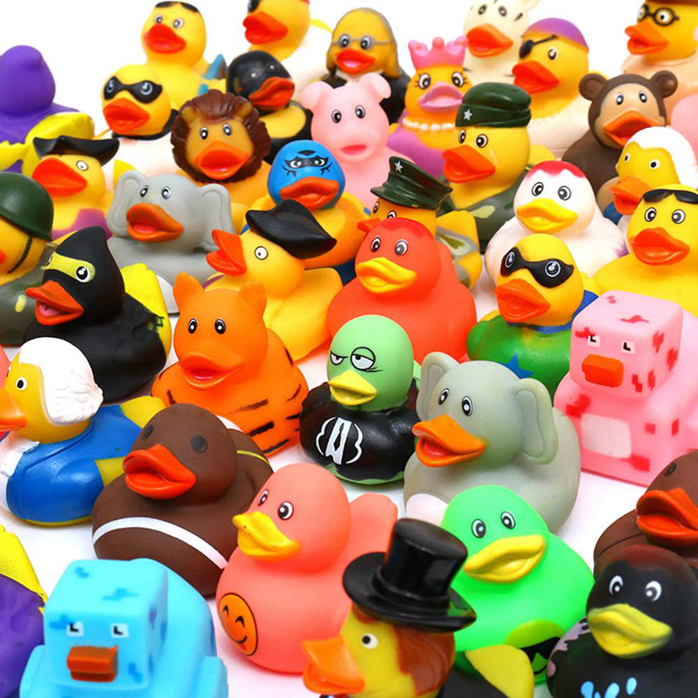 XY-WQ rainbow ducks support sensory play and early sorting skills.