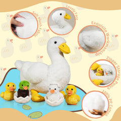 XYHQYB half eggshell and nested babies create display fun.