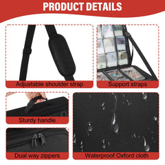 Xykzra adjustable shoulder strap provides comfortable, hands-free transport.