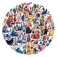 XYLL 50Pcs Zootopia stickers for laptops add color and personality to your device