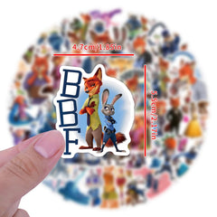 XYLL Zootopia stickers for travel cases protect surfaces with waterproof vinyl