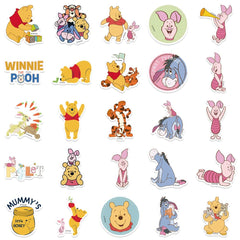 XYLL Pooh Bear sticker on a travel case for quick identification