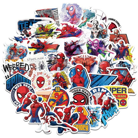 XYLL Spiderman stickers for laptop surface with waterproof, fade-resistant color and easy personalization.