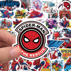XYLL Spiderman stickers for notebook, waterproof coating keeps colors vivid.