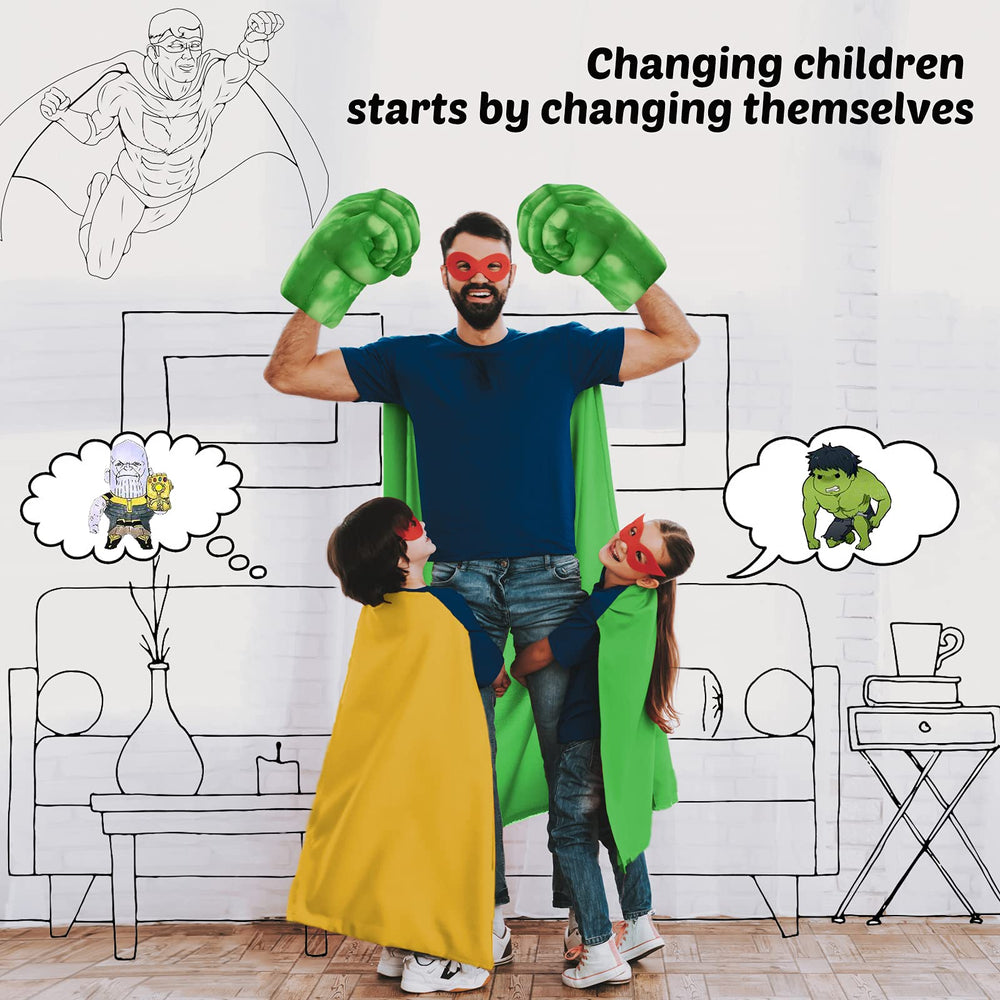 XYMTOY green party-ready gloves for birthdays and Halloween, encouraging imaginative hero moments.