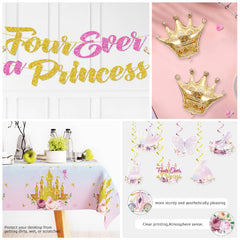 Xynic Four Ever Princess aluminum balloon-1 adds festive sparkle
