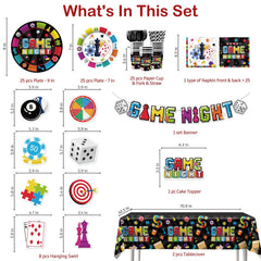 Xynic Game Night cake topper highlights the centerpiece for celebration moments.