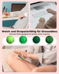 XYOFUN travel storage bag keeps 8 silicone fidget balls within reach