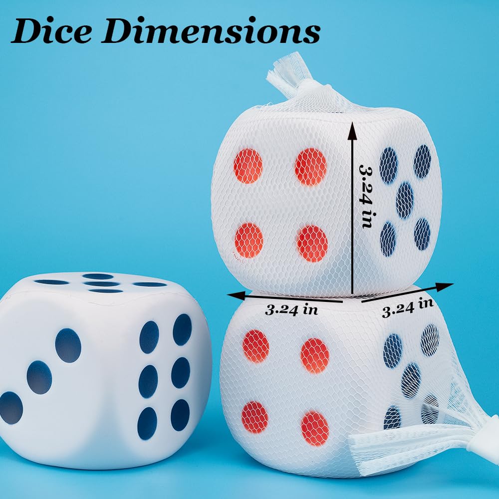 Yaafency foam dice product highlights durable PU material and long-lasting fun